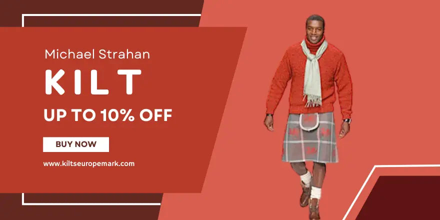 Michael Strahan in a Kilt