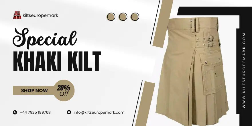 khaki kilt 