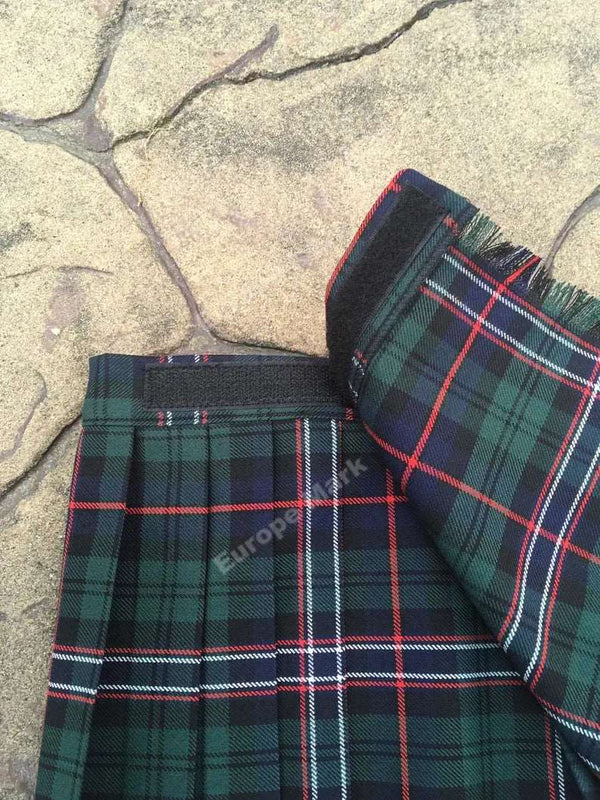 Classic Dark Green Tartan Boys Kilt 6